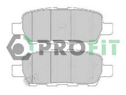 Колодки тормозные дисковые PROFIT 50001693