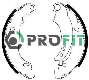 Гальмівні накладки PROFIT 50010576