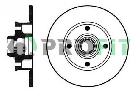Диск тормозной PROFIT 50100137