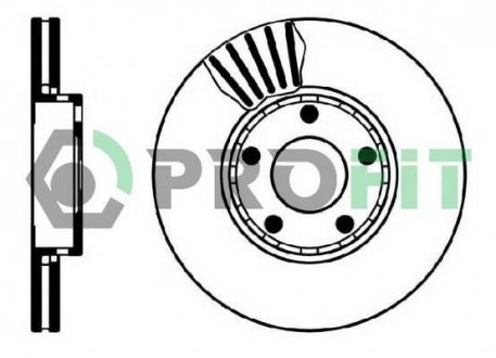 Диск тормозной PROFIT 50100320 (фото 1)