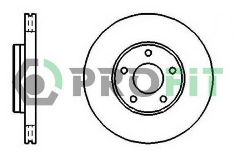 Диск тормозной PROFIT 50101222