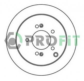 Диск гальмівний PROFIT 50101493 (фото 1)