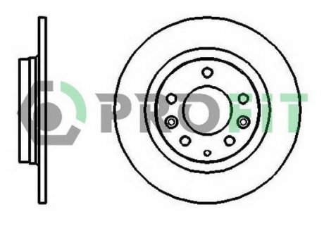 Диск тормозной PROFIT 50101500