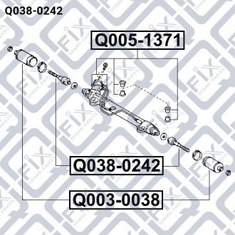 Тяга рульова Q-fix Q038-0242 (фото 1)