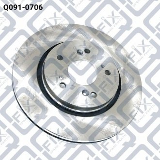 Диск тормозной передний. Q-fix Q0910706