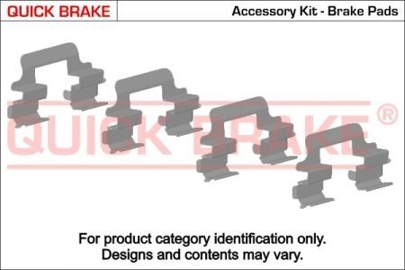 Монтажный набор тормозной колодки QUICK BRAKE 1091064