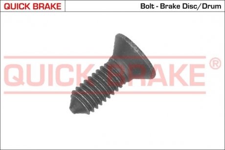 Монтажний болт гальмівного диску QUICK BRAKE 11667