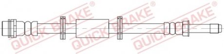 Гальмівний шланг QUICK BRAKE 32.826