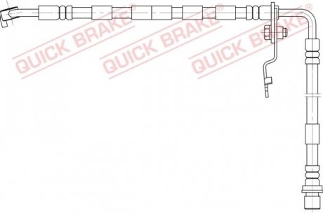 Тормозной шланг QUICK BRAKE 50892 (фото 1)