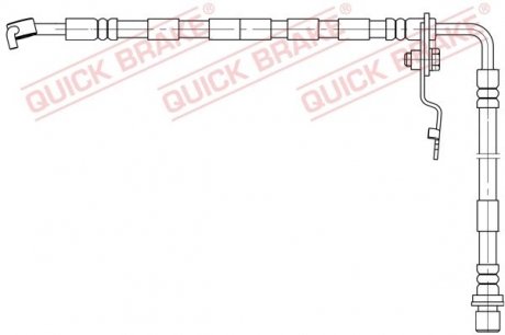 Тормозной шланг QUICK BRAKE 50893 (фото 1)