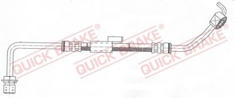 Тормозной шланг QUICK BRAKE 50.946 (фото 1)