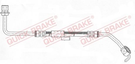 Шланг тормозной QUICK BRAKE 50948