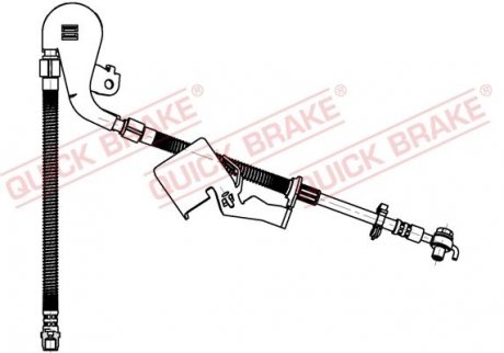 Тормозной шланг QUICK BRAKE 58.804X