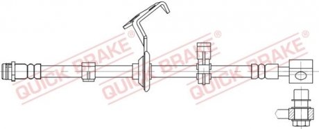 Гальмівний шланг QUICK BRAKE 58.825X