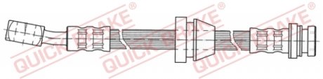 Шланг тормозной QUICK BRAKE 58919