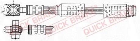 Шланг тормозной QUICK BRAKE 58962X