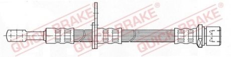 Шланг гальмівний QUICK BRAKE 58980