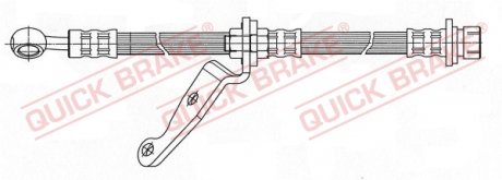 Шланг тормозной QUICK BRAKE 59901 (фото 1)