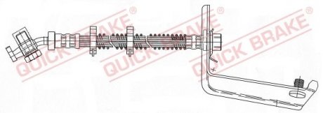 Гальмівний шланг QUICK BRAKE 59.927X (фото 1)