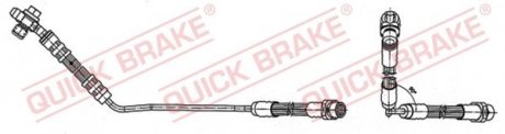 Шланг тормозной QUICK BRAKE 59942X