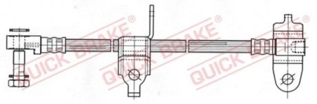 Шланг тормозной QUICK BRAKE 59976X