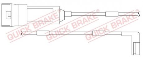 Сигнализатор, износ тормозных колодок QUICK BRAKE WS0122A