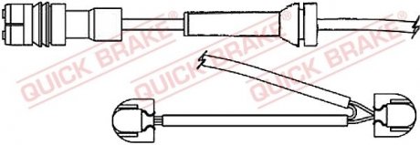 Тормозные аксессуары QUICK BRAKE WS 0350 A (фото 1)