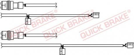 Тормозные аксессуары QUICK BRAKE WS 0351 A (фото 1)