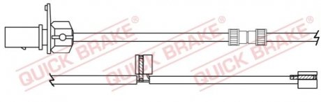 Датчик износа тормозных колодок QUICK BRAKE WS0394A (фото 1)