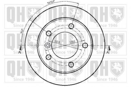 Тормозные диски QUINTON HAZELL BDC4699