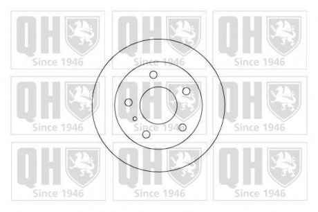 Тормозной диск QUINTON HAZELL BDC5173 (фото 1)
