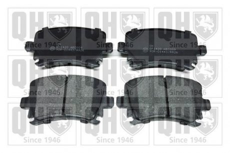 Комплект тормозных колодок, дисковый тормоз QUINTON HAZELL BP1420 (фото 1)