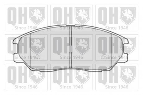 ГАЛЬМІВНІ КОЛОДКИ ДИСКОВІ QUINTON HAZELL BP1510