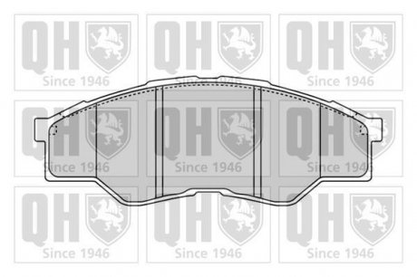 ГАЛЬМІВНІ КОЛОДКИ ДИСКОВІ QUINTON HAZELL BP1604