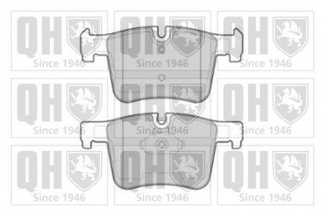 Комплект гальмівних колодок, дискове гальмо QUINTON HAZELL BP1834
