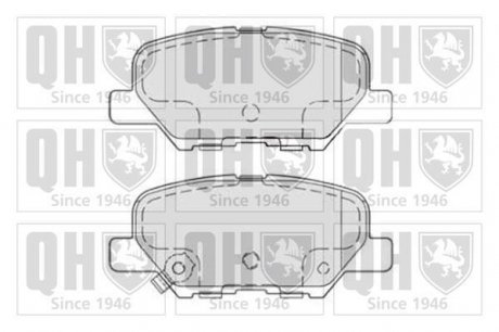 Тормозные колодки дисковые QUINTON HAZELL BP1844