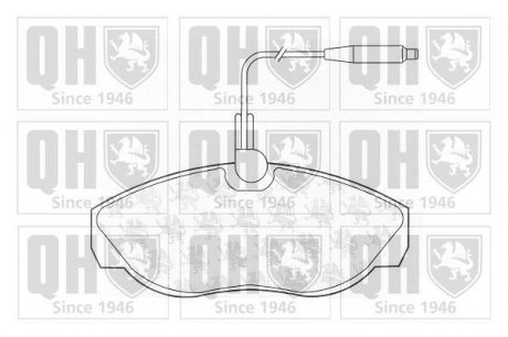 ГАЛЬМІВНІ КОЛОДКИ ДИСКОВІ QUINTON HAZELL BP810