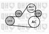Ремiнь клиновий к-т QUINTON HAZELL QDK103 (фото 1)