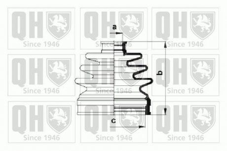 Пыльник приводного вала ZN QUINTON HAZELL QJB985