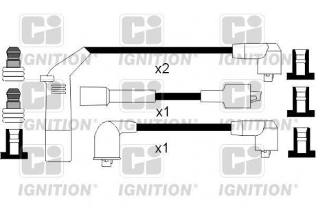 Комплект проводов зажигания QUINTON HAZELL XC1059