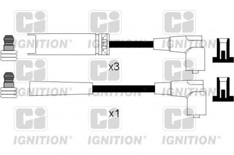 Комплект проводів запалення QUINTON HAZELL XC1080