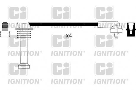 Комплект проводів запалення QUINTON HAZELL XC402