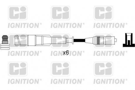 Комплект проводів запалення QUINTON HAZELL XC528