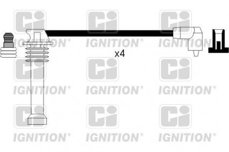 Комплект проводів запалення QUINTON HAZELL XC710