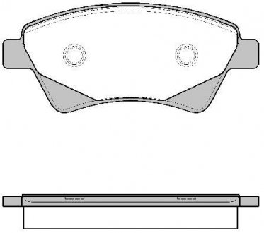 Тормозные колодки, дисковый тормоз (набор) REMSA 097620