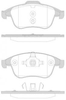 Тормозные колодки, дисковый тормоз (набор) REMSA 135030