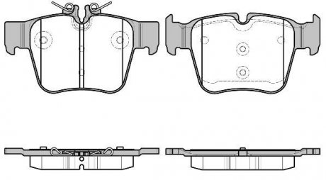 Гальмівні колодки (набір) REMSA 169700