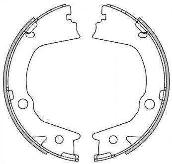 Тормозные накладки REMSA 460200