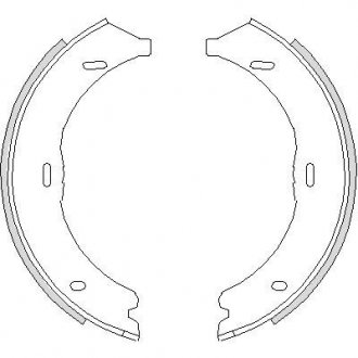 Колодка тормозов. барабан. MB VIANO/VITO задн. (выр-во) REMSA 4745.00