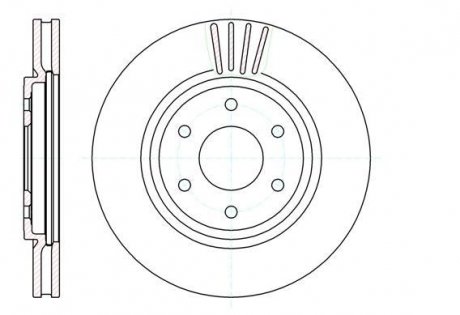 Гальмівний диск REMSA 6103710